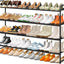 Organiz. 4 niveles armario zapatero apilable 30 pares negro