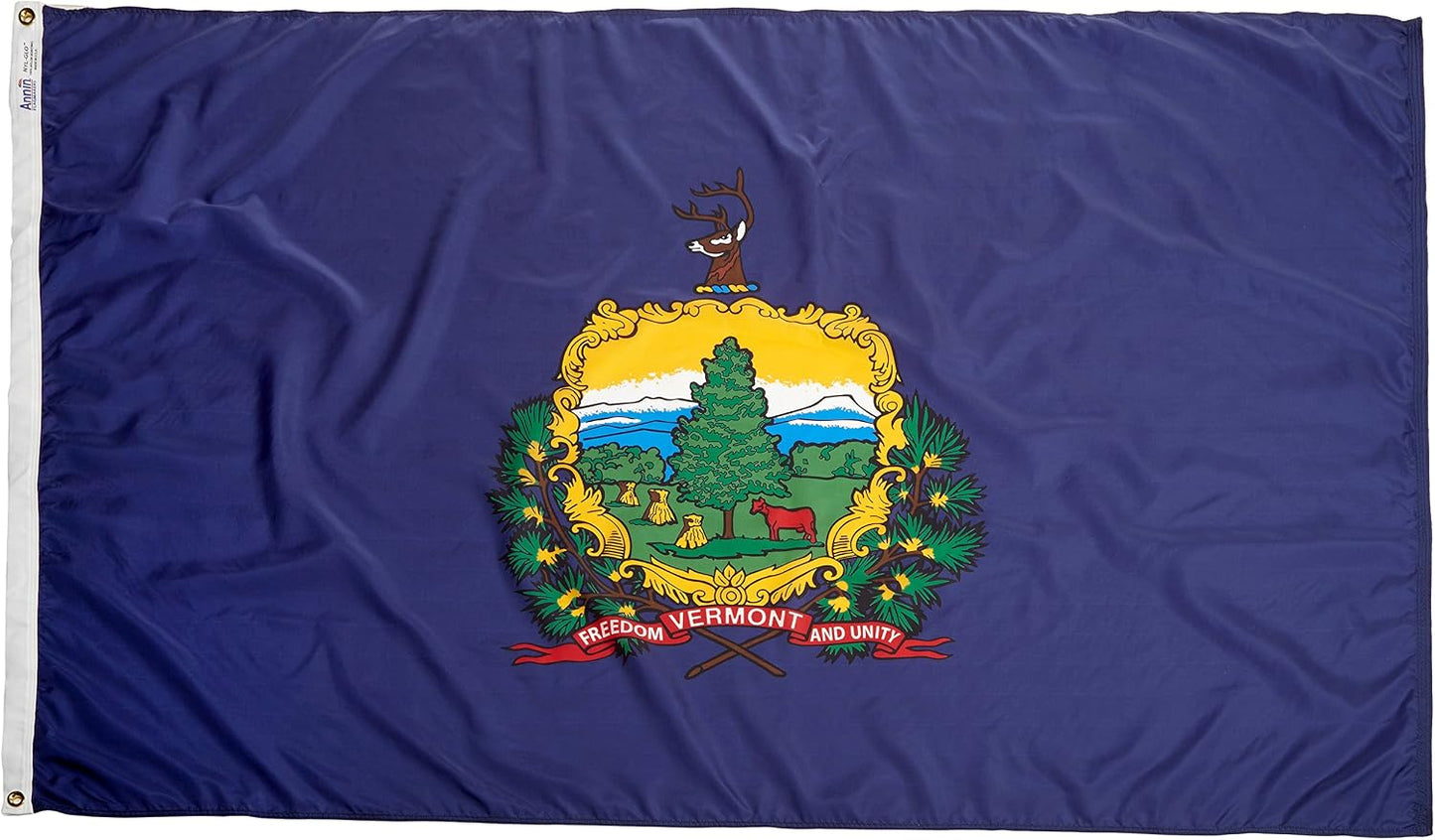 Bandera Vermont 4x6ft fabricada EE.UU.