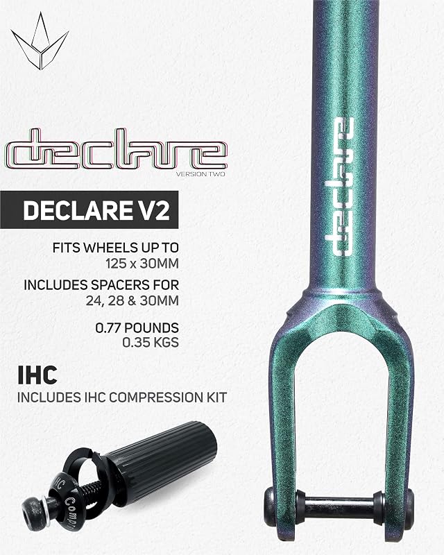 Declaré V2 Forks para Scooters Park y Street