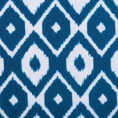 Camino mesa ikat resistente agua 14x108pulg color azul