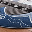 Alfombra redonda para niños 4ft color azul/gris