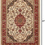 Alfombra 5x7ft Colección Kashan Color Marfil