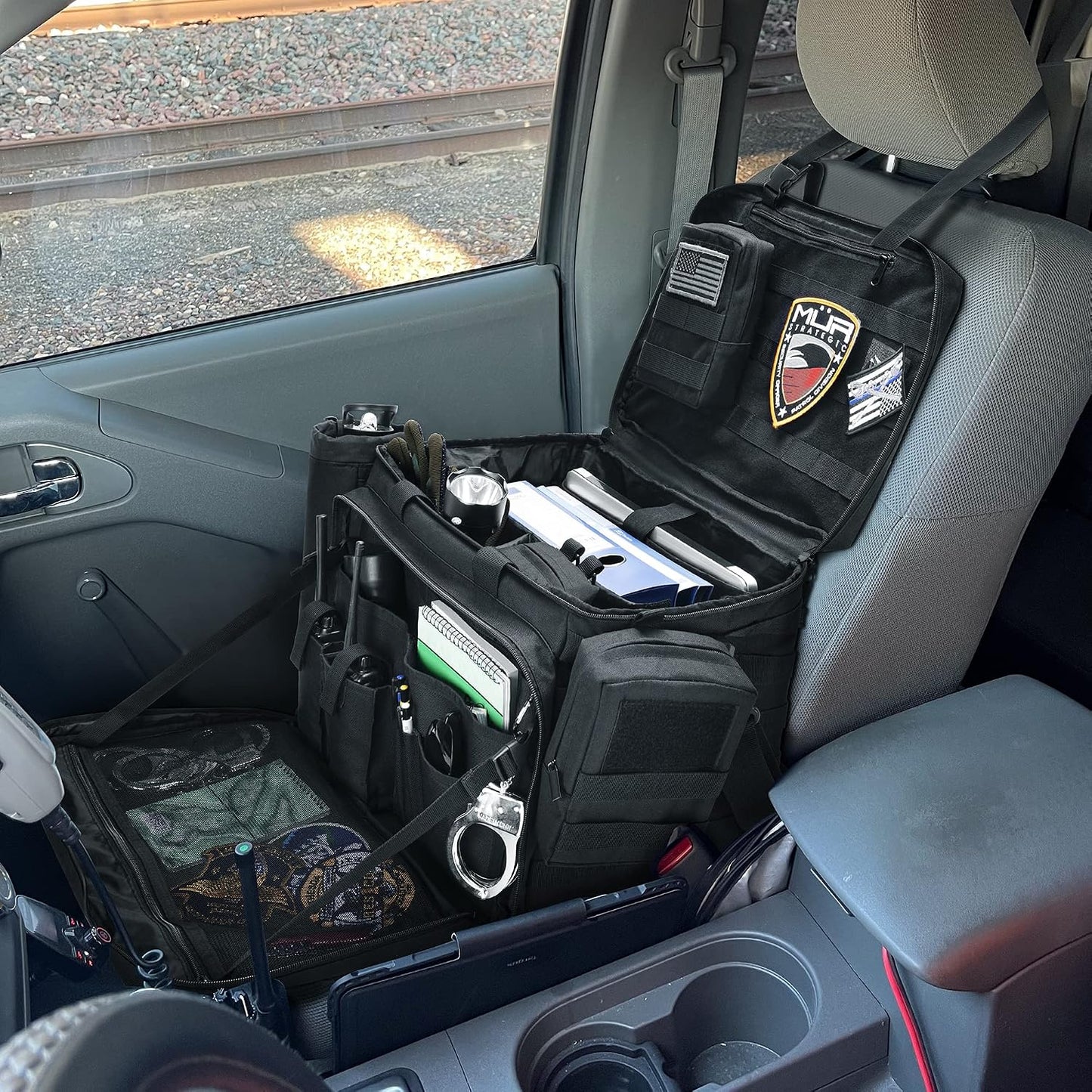 Bolsa patrulla policial con compartimentos para laptop 15.6