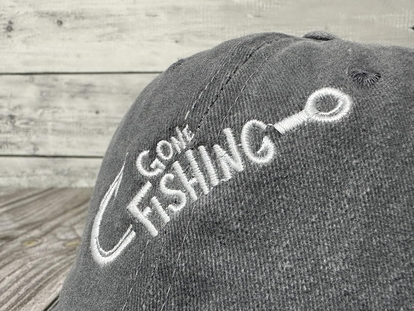 Sombrero dad tejido algodón ajustable para pescador