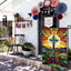 Bandera jardín cruz cristiana 12x18pulg doble cara tela duradera