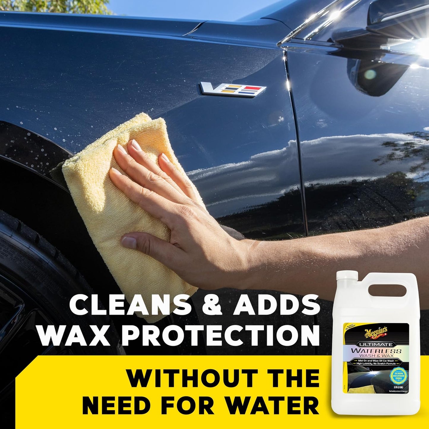 Producto lavado y encerado vehículo sin agua