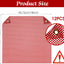 12 Banderas Seguridad 18x18pulg Camiones Malla Resistente