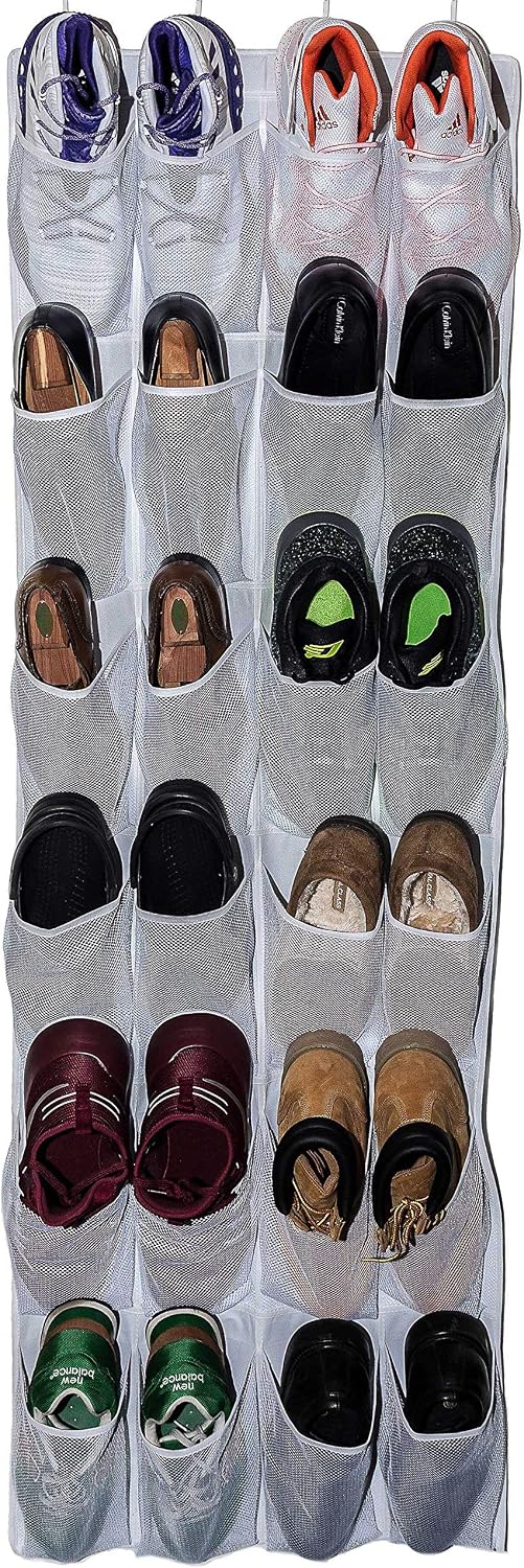 Organiz. zapatos grande estante para hombre blanco