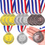 12 Medallas Oro Plata Bronce 2pulg Deportes Competencias