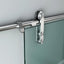 Kit puerta corrediza granero doble 12ft acero inox
