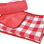 Manta picnic impermeable 60x80pulg cuadros rojos plegable