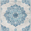 Alfombra decorativa 3x5ft medallón entrada sala