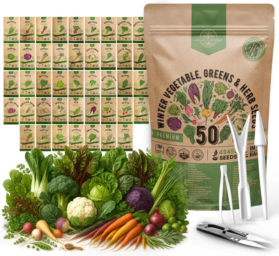 50 Semillas Jardín Invierno Verduras 43450 Sin OMG