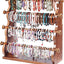 Soporte madera 4 niveles para pulseras brazaletes y collares