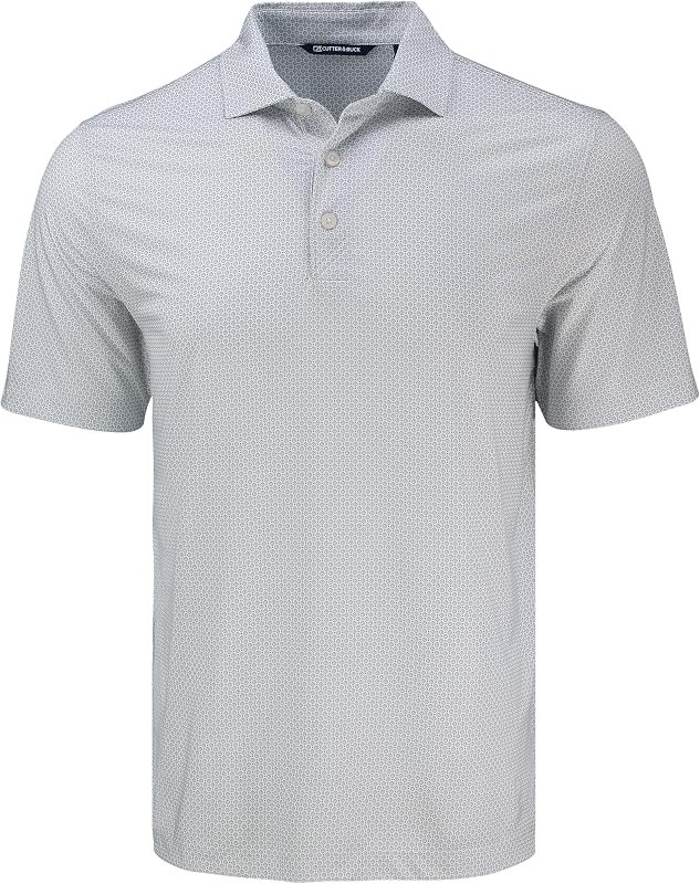 Polo reciclado hombre con estampado diamante