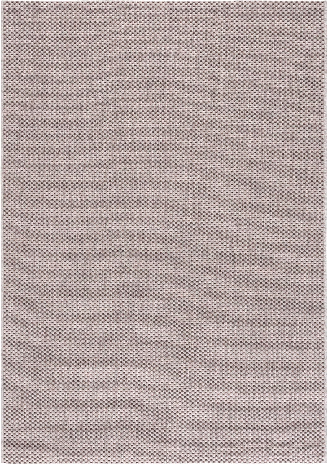 Alfombra exterior lavable Courtyard 5'3x7'7 Beige y Marrón