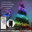 Guirnalda luces LED RGB 500 impermeables control remoto