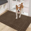 Alfombra puerta antiderrap absorbente lavable perfil bajo
