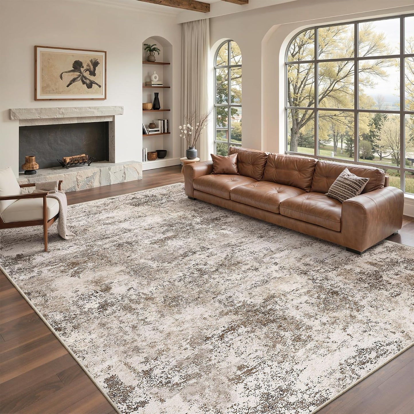 Alfombra lavable antiderrap 8x10pulg sala dormitorio