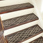 Alfombras antideslizantes escaleras 28x9pulg poliéster