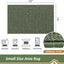 Alfombra entrada 20x32pulg antideslizante lavable absorbente