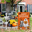Bandera jardín perro fantasma Halloween 12x18pulg arpillera