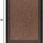 Alfombra exterior 6x9pies impermeable marrón