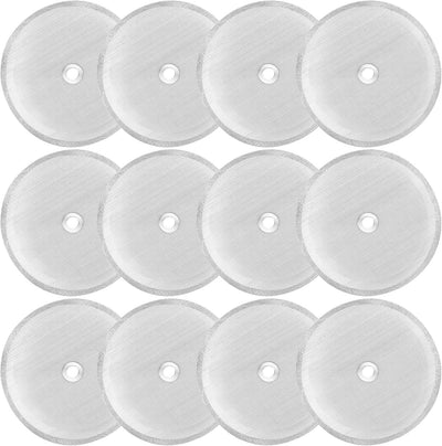 12 Filtros Acero Inox 4pulg Repuesto Cafetera Prensa Francesa