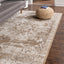 Alfombra área Roosevelt 2'2"x3'1" caqui/beige