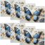 Set 6 Manteles Mariposa Azul Dorado 18x12pulg