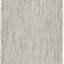 Alfombra transición sólida jaspeada 2x6ft1pulg gris claro