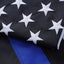 Bandera azul 3x5 con estrellas y rayas para policía
