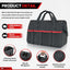 Bolsa herramientas 17 bolsillos 14pulg gran cremallera