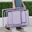 Silla ajustable gravedad cero reclinable plegable lavanda