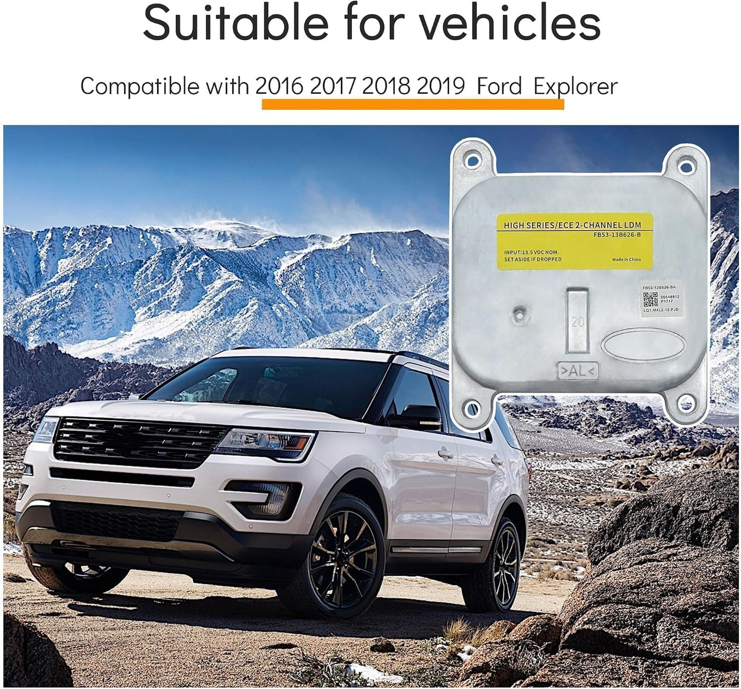 Módulo balasto faros alta ECE 2 canales Ford Explorer
