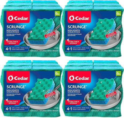Esponja multiusos 6 pzas Azul Verde 24pulg
