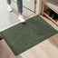 Alfombra entrada 20x32pulg antideslizante lavable absorbente
