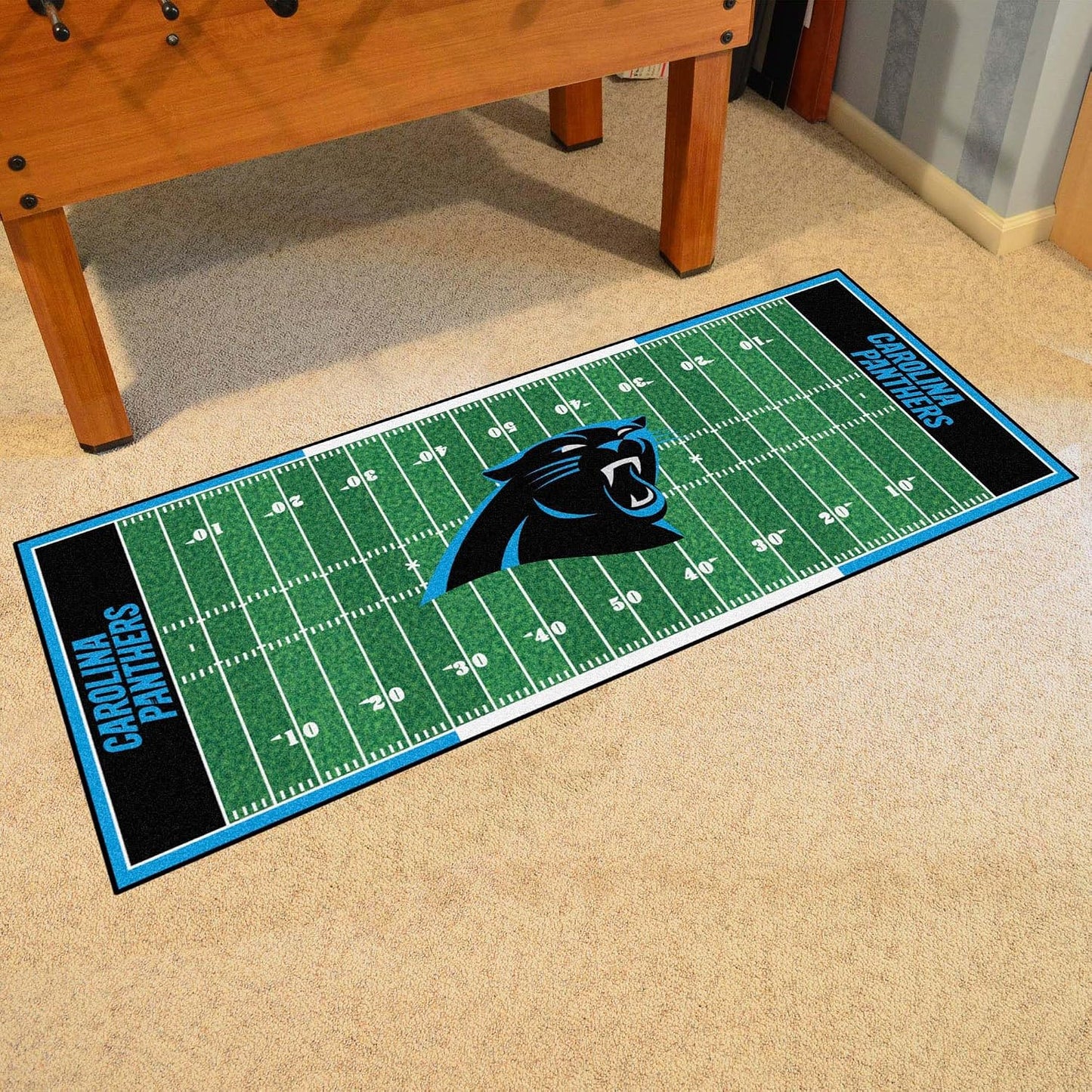 Alfombra Carolina Panthers 30x72"