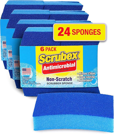 Esponja exfoliante multiusos cocina hogar 24 pzas