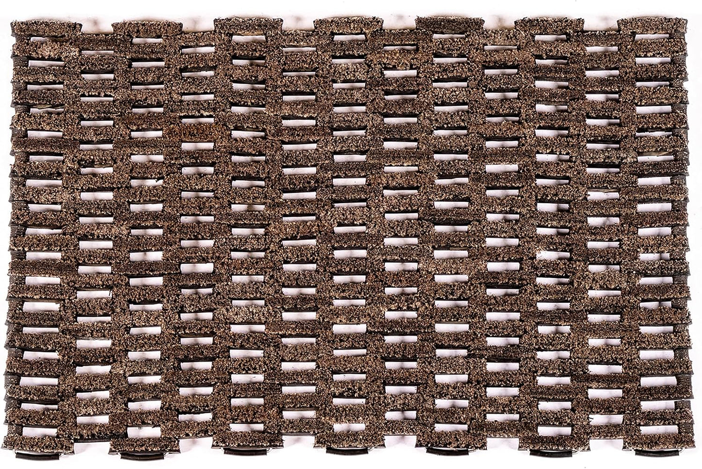 Alfombrilla exterior 20x30 pulg caucho resistente tela