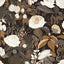 Papel tapiz floral autoadhesivo 17.5x393.7"