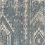 Alfombra rectangular 6'1"x9' color azul y marfil