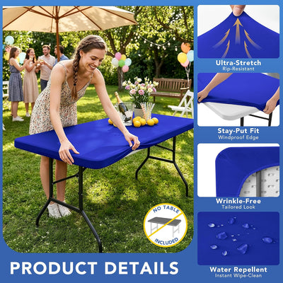Funda mesa elastano 6ft pack 2 camping patio