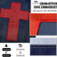 Bandera cristiana 4x6ft para exteriores con ojales latón