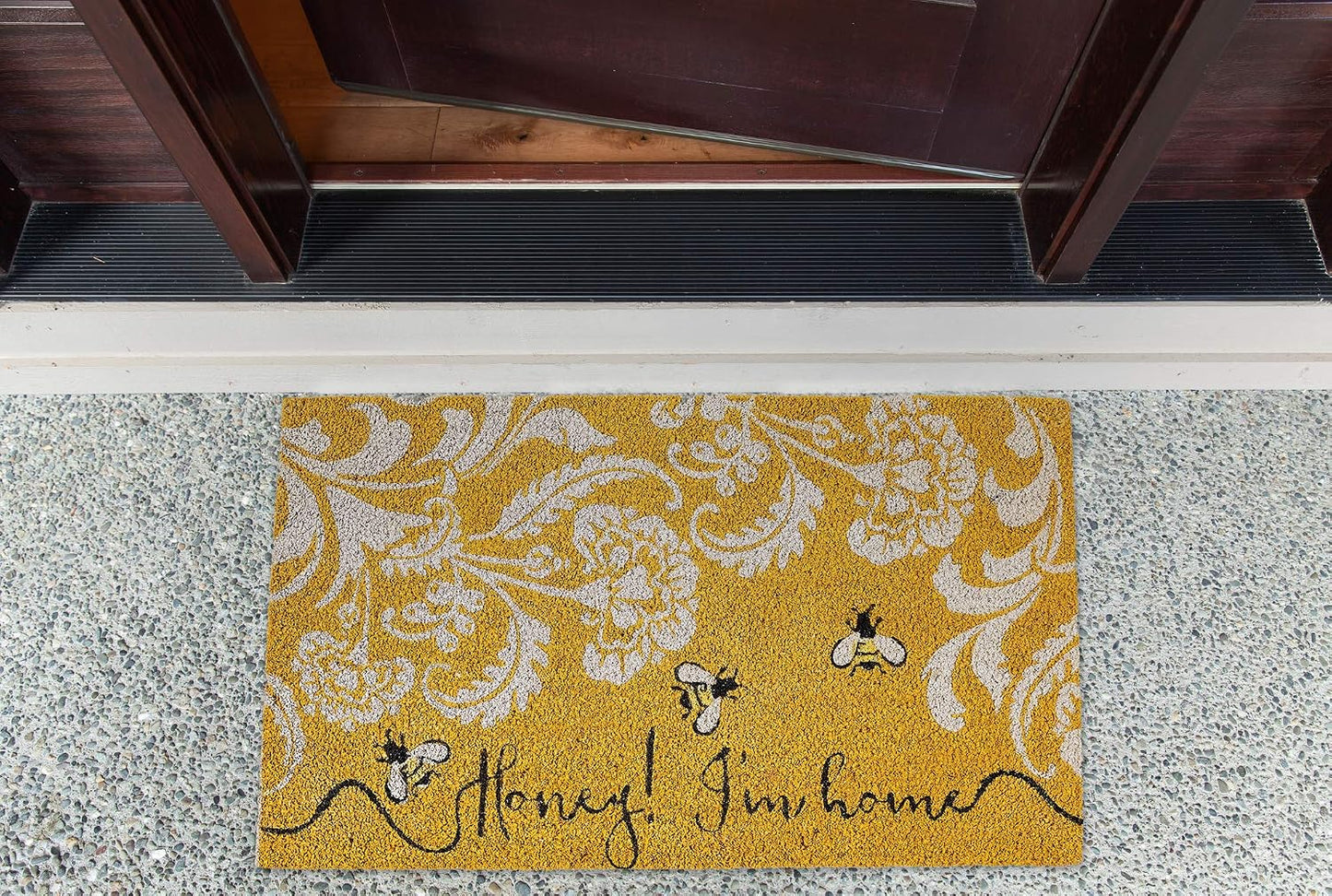 Felpudo fibra coco Honey I'm Home 18x30