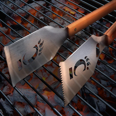 Pinzas barbacoa acero inox cortadas láser