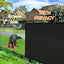Malla privacidad valla 3x16ft tela resistente negro