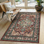 Alfombra bohemia 3x5pulg lavable suave antiderrap sala