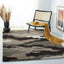Alfombra área 5x7ft camuflaje beige 1.2pulg