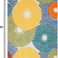 Alfombra multicolor 3x5" dormitorio sala comedor cocina